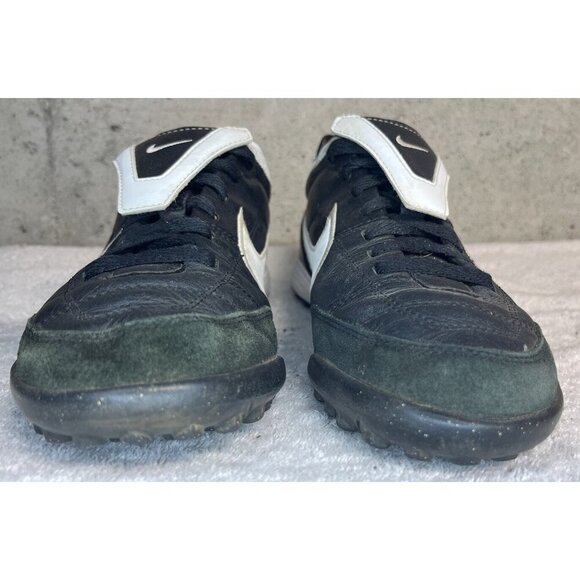 Nike Tiempo Mystic II TF Men\'s Size 9 White Black 317610-011 Shoes Rare Soccer main image 5